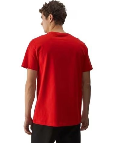 4F CAMISETA DE MANGA CORTA EN PARA HOMBRE ROJO