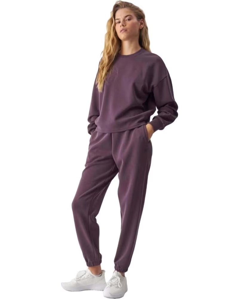 4F SUDADERA EN PARA MUJER MORADO