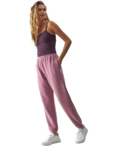 4F PANTALON LARGO EN PARA MUJER ROSA