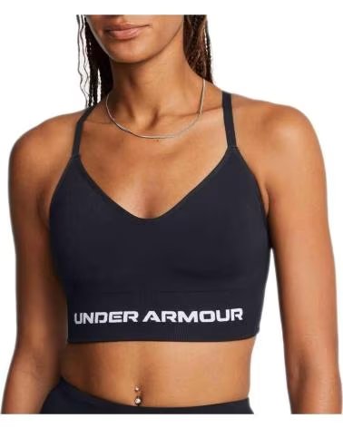 UNDER ARMOUR SOUTIEN-GORGE DE SPORT SANS COUTURES AVEC LOGO NEGRO