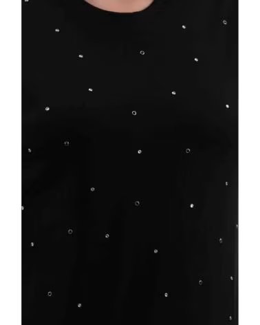ONLY CAMISETA NEGRA DE MANGA CORTA CON ESTAMPADO PARA MUJER NEGRO