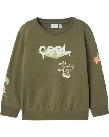 NAME IT SUDADERA NAME IT CON ESTAMPADO GRÁFICO VERDE