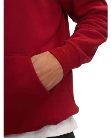 TOMMY HILFIGER FELPA CON CAPPUCCIO TOMMY HILFIGER DA UOMO ROSSA ROJO