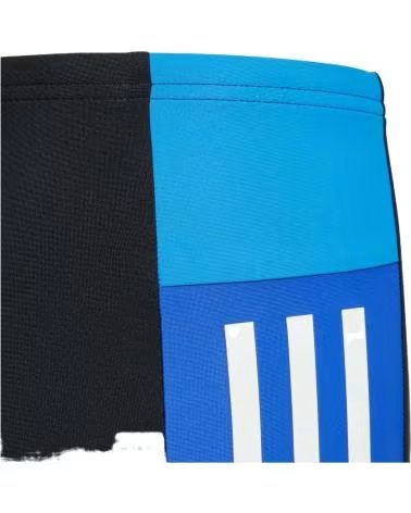 ADIDAS COSTUME DA BAGNO ADIDAS "3-STRIPES" PER BAMBINO NERO NEGRO
