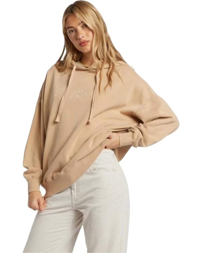 BILLABONG MOLETOM COM CAPUZ BILLABONG FEMININO BEGE BEIGE