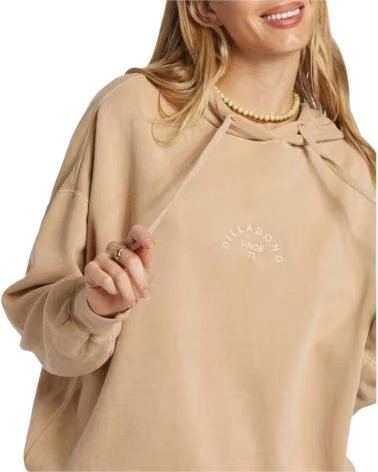 BILLABONG MOLETOM COM CAPUZ BILLABONG FEMININO BEGE BEIGE