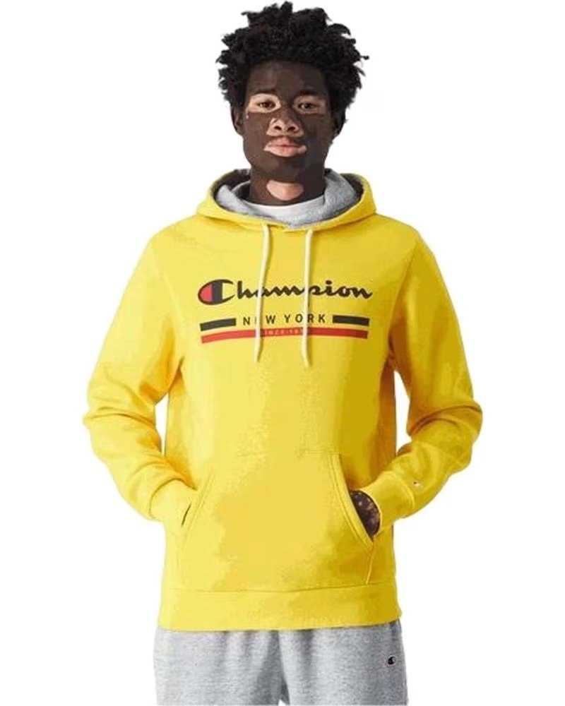 CHAMPION SUDADERA CON CAPUCHA EN PARA HOMBRE AMARILLO