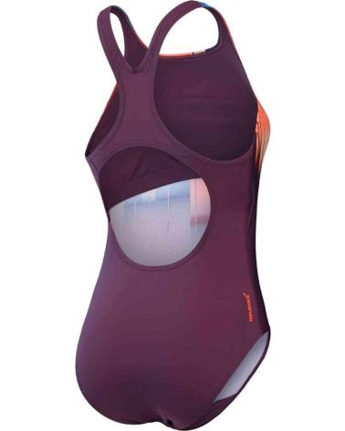 SPEEDO BAÑADOR DE COMPETICIÓN CON ESTAMPADO ABSTRACTO MORADO