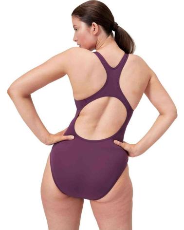 SPEEDO BAÑADOR DE COMPETICIÓN CON ESTAMPADO ABSTRACTO MORADO