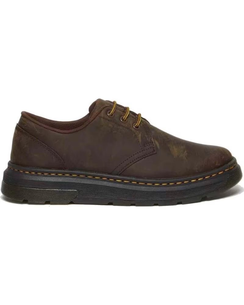 DR MARTENS SCARPE DR MARTENS IN PELLE MARRONE DA UOMO MARRON