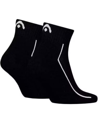 HEAD Calcetines Perfomance Quarter Pack-2 Unidades Negro 701229022-001 Calcetines Bajos Unisex NEGRO