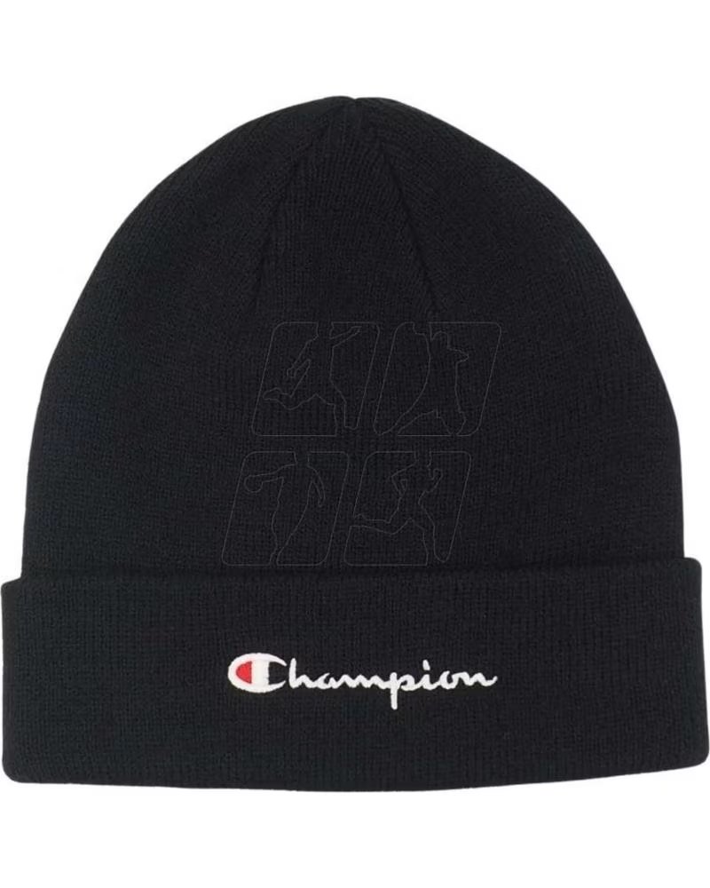 CHAMPION CHAMPION BLACK BEANIE UNISEX NEGRO