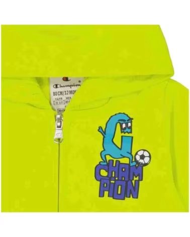 CHAMPION ENSEMBLE DE SPORT ENFANT CHAMPION AVEC FERMETURE ÉCLAIR ET LOGO VERDE