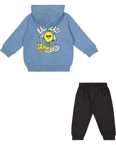 CHAMPION ENSEMBLE DE SURVÊTEMENT CHAMPION UNISEXE POUR ENFANTS BLEU AZUL