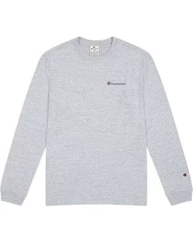 CHAMPION FELPA CHAMPION A MANICHE LUNGHE DA UOMO GRIS