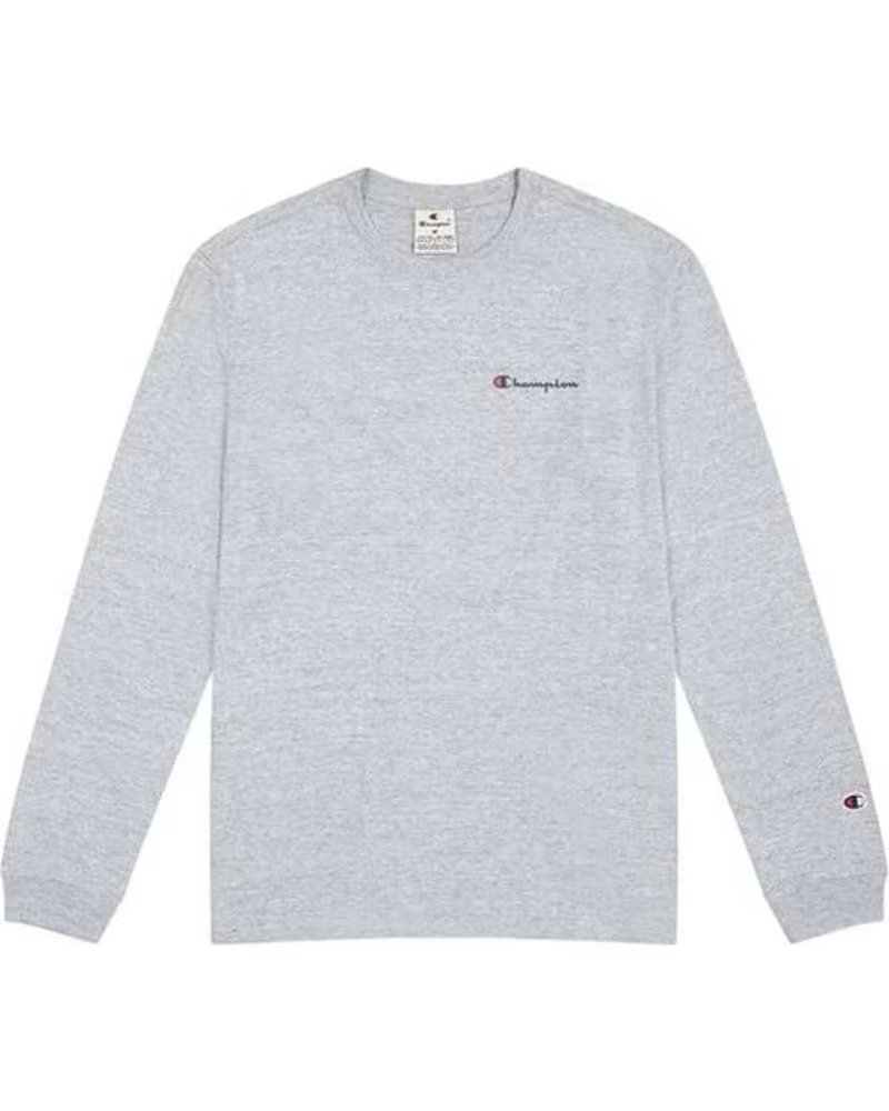 CHAMPION FELPA CHAMPION A MANICHE LUNGHE DA UOMO GRIS