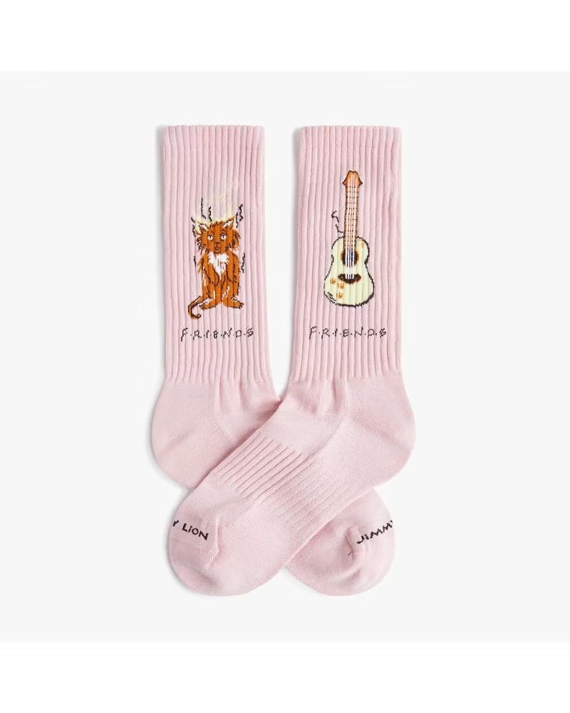 JIMMY LION CALCETINES ATHLETIC FRIENDS NCAT EN PARA UNISEX ROSA