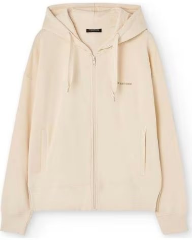 ASTORE SUDADERA CON CREMALLERA Y CAPUCHA PARA MUJER 1263608-3479 BEIG