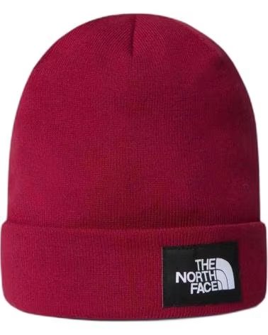 THE NORTH FACE THE NORTH FACE LOGO BOX BEANIE FOR UNISEX - RED ROJO