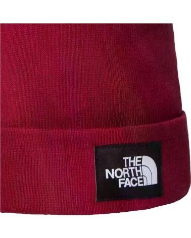 THE NORTH FACE THE NORTH FACE LOGO BOX BEANIE FOR UNISEX - RED ROJO
