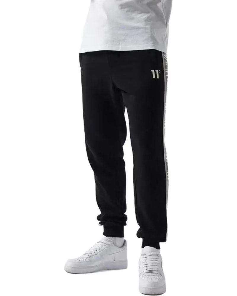 11 DEGREES PANTALON DE SURVÊTEMENT RETRO TAPED 11 DEGREES POUR HOMME NEGRO