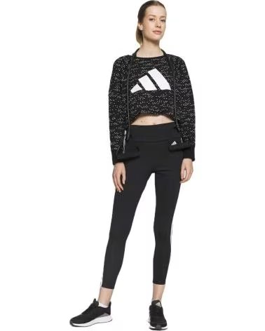 ADIDAS LEGGINGS ADIDAS 3-STRIPES TIG DONNA NERO NEGRO