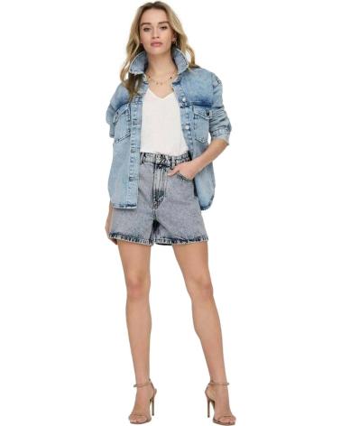 ONLY PANTALON CORTO EN PARA MUJER AZUL