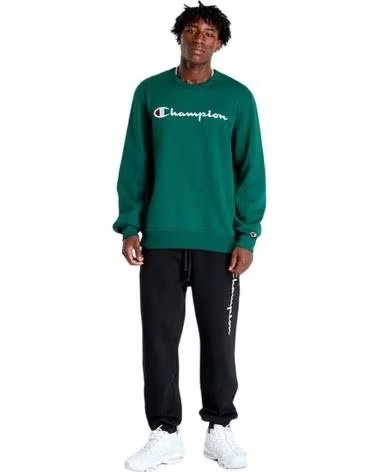 CHAMPION SUDADERA CHAMPION CON LOGO PARA HOMBRE VERDE