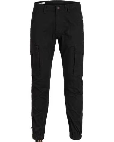 JACK AND JONES PANTALÓN CARGO & HOMBRE NEGRO