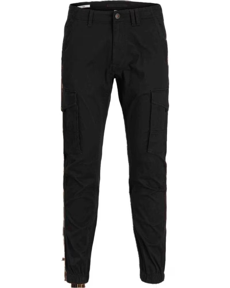JACK AND JONES PANTALÓN CARGO & HOMBRE NEGRO