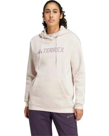 ADIDAS MOLETOM COM CAPUZ ADIDAS TERREX LOGO FEMININO ROSA