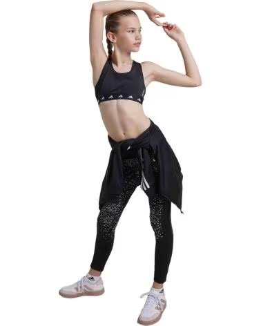 ADIDAS LOGO ELASTIC BAND SPORTS BRA NEGRO