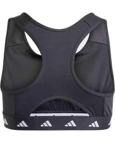 ADIDAS LOGO ELASTIC BAND SPORTS BRA NEGRO