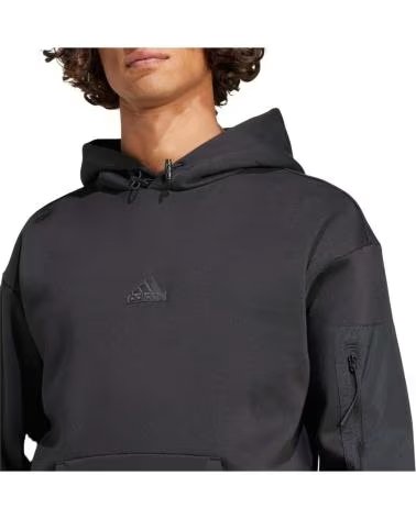 ADIDAS SUDADERA CON CAPUCHA EN PARA HOMBRE NEGRO