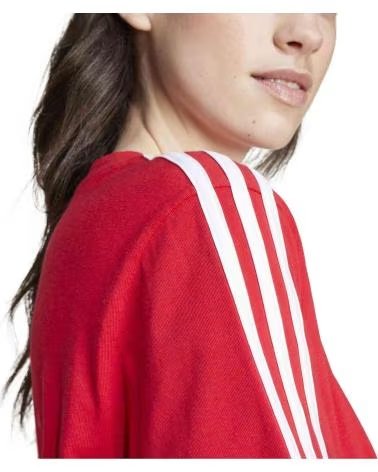 ADIDAS ABITO ADIDAS 3-STRIPES DA DONNA, ROSSO ROJO