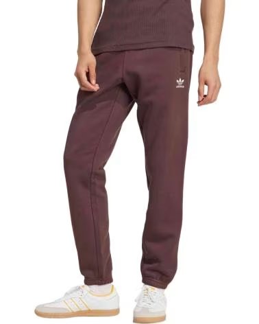 ADIDAS PANTALONI DA JOGGING CON LOGO LATERALE MARRON