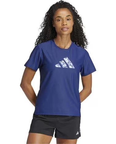 ADIDAS CAMISETA ADIDAS FLORA T FEMININA AZUL
