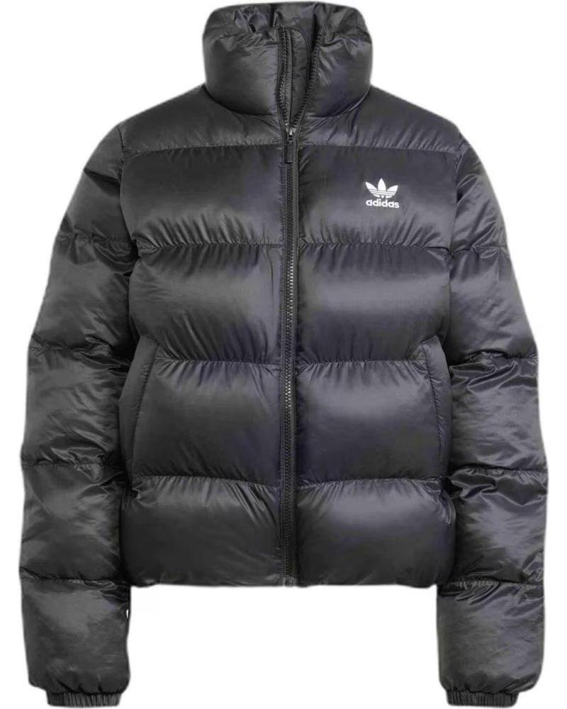 ADIDAS GIACCA CORTA PUFFER DA DONNA NEGRO