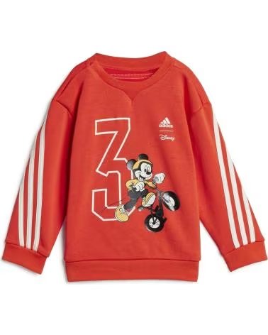 ADIDAS CONJUNTO ESPORTIVO ADIDAS DISNEY MICKEY MOUSE INFANTIL, COR LARANJA NARANJA