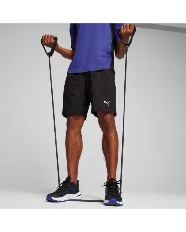 PUMA PANTALONCINI DA ALLENAMENTO PUMA M CLOUDSPUN 7 KNIT DA UOMO NEGRO