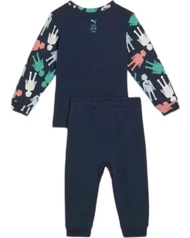 PUMA CONJUNTO DEPORTIVO PUMA UNISEX INFANTIL AZUL AZUL