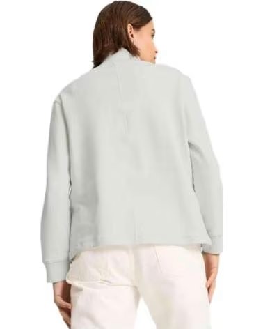 PUMA MOLETOM PUMA DE GOLA ALTA FEMININO EM BRANCO BLANCO