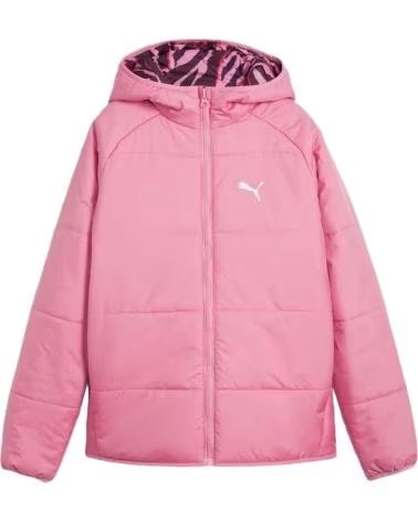PUMA GIACCA PUMA REVERSIBILE PER BAMBINA CON STAMPA ANIMALIER MULTICOLOR