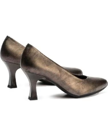 PITILLOS PITILLOS WOMEN´S METALLIC HEELS GRIS