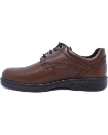 LUISETTI SAPATOS SOCIAIS LUISSETE DE COURO MASCULINO MARROM MARRON