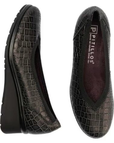 PITILLOS SAPATOS DE SALTO PLATAFORMA PITTI PARA MULHER EM PRETO NEGRO