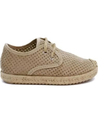 VUL-LADI ZAPATOS DE LONA PERFORADA VUL-LADI PARA NIÑOS BEIGE