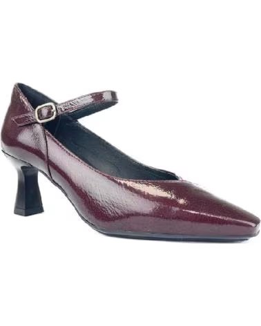 DESIREÉ DESIREÉ DAMEN-PUMPS AUS LACKLEDER ROJO
