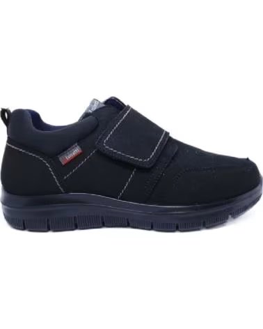 LUISETTI SCARPE LUISETTI DA UOMO NERE CON CHIUSURA IN VELCRO NEGRO