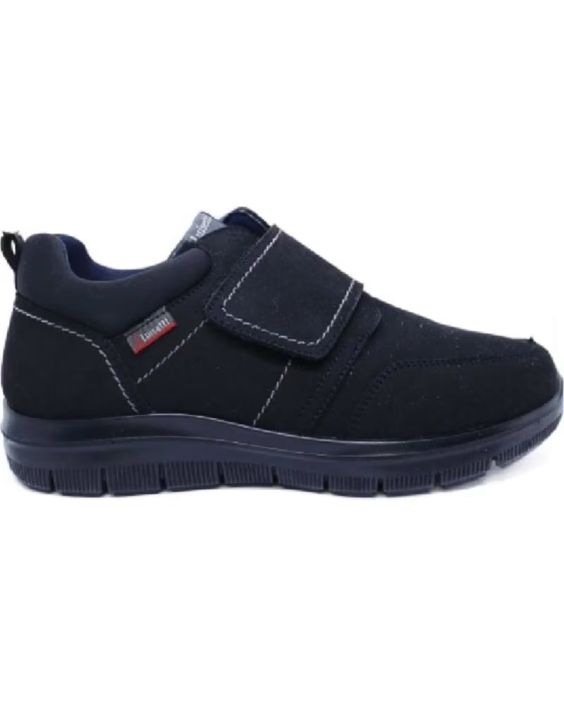 LUISETTI LUISETTI SCHUHE FÜR HERREN SCHWARZ MIT KLETTVERSCHLUSS NEGRO